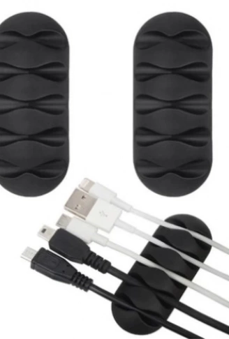 Kablo Tutucu 5 Kanallı 3lü Siyah (4940)