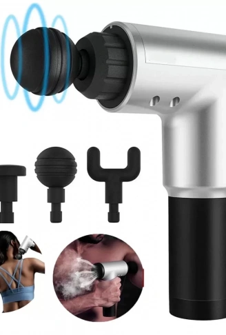 Kablosuz Adaptörlü Masaj Tabancası – Şarjlı Masaj Tabancası KH-320 (4940)