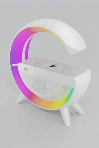 Kablosuz, Usb Bağlantılı, Ekstra Uzun Pil Ömürlü, 7 Renk Seçenekli Ambiyans Işığı,Telefon Şarj Standı BT2301 (4940)