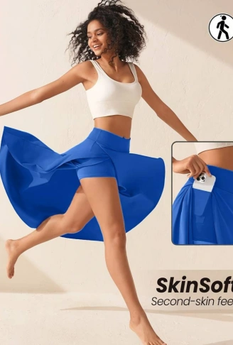 Kadın Cep Detay Taytlı Sandy Etek