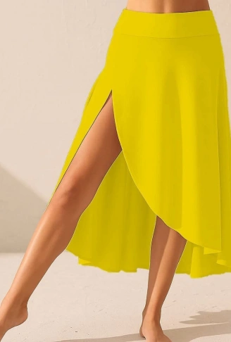 Kadın Cep Detay Taytlı Sandy Etek