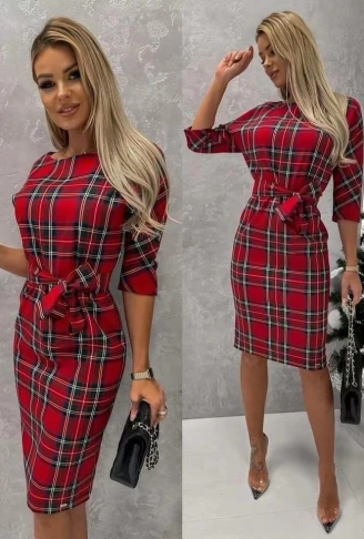 Kadın Dalgıc Kumaş Djıtal Baskılı Elbıse