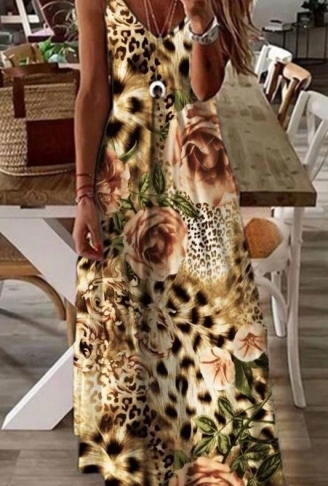 Kadın Suprem Kumaş Dijital Baskılı Elbise