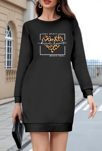 Kadın Uzun Kollu Bisiklet Yaka Desenli Viskon Iki Iplik Bluz