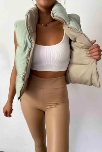 Kadın Yüksek Bel Içi şardonlu Fırsat ürün Toparlayıcı Tayt