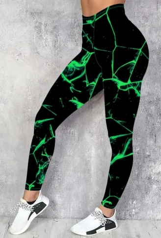 Kadın Yüksek Bel Renk Detaylı Dalgıç Tayt