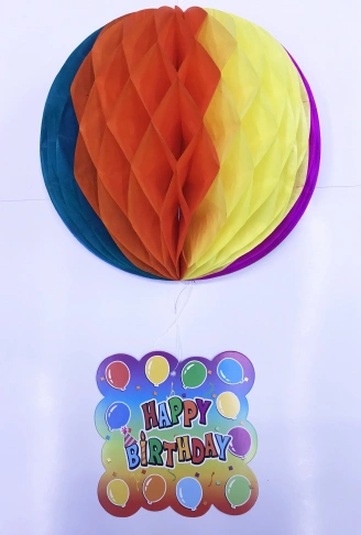 Kağıt Süs Happy Birthday Dekor 55 cm-0748 (4940)
