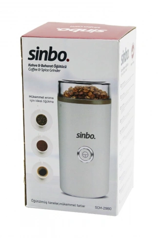 KAHVE - BAHARAT ÖĞÜTÜCÜ MAKİNE  2 BIÇAKLI ÇELİK ÖĞÜTME HAZNESİ  70GR ÖĞÜTME AC MOTOR=180W SCM-2980 (4940)