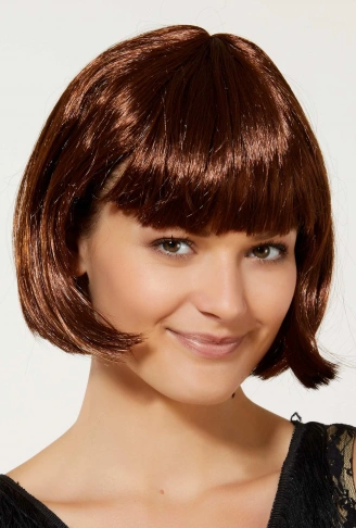 Kahverengi Parti Peruğu Küt Saç (4940)