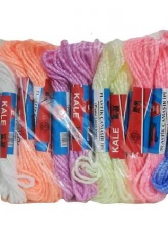 KALE Plastik Çamaşır ipi 8 Metre 24 Adet (4940)