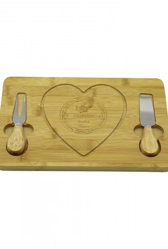 KALPLİ BIÇAK SAĞ-SOLAHŞAP BAMBU KAHVALTI PEYNİR SUNUM PANO2 BIÇAK=AHŞAP SAP19X29CM-1.5CM (4940)