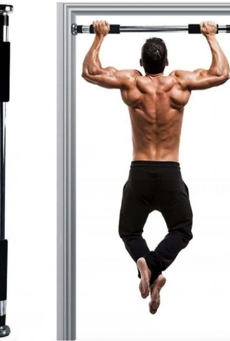 Kapı veya Koridora Takılıp Ayarlanabilen Demiri Barfiks Aleti Kapı Barfiksi (4940)