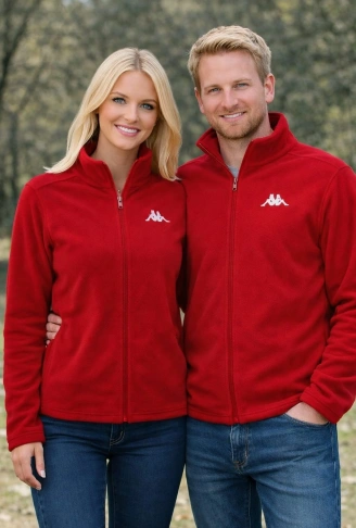 Kappa Tam Fermuarlı Polar Ceket