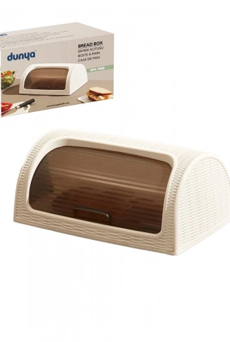 KAR BEYAZ EKMEK DOLABI KUTULU SÜRGÜLÜ KAPAK 420X274X180MM (4940)