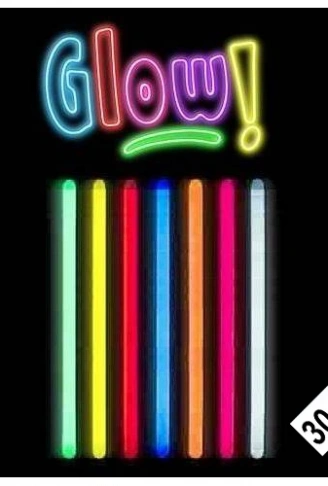 Karanlıkta Parlayan Fosforlu Glow Kalın Çubuk 30 cm 1 Adet (4940)