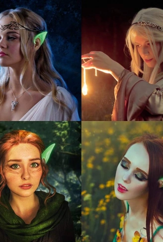 Karanlıkta Yanan Fosforlu Lateks Elf Kulağı 1 Çift 10x5 cm (4940)