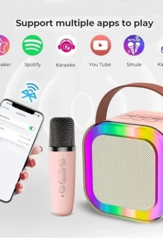 Karaoke Mikrofon Hoparlör Seti Mini (4940)