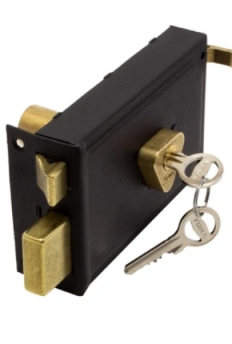 KARE 14CM.DIŞ KAPI KİLİT TRAJLI (4940)