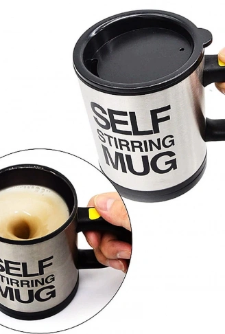 Karıştırıcı Özellikli Mikser Kupa Bardak Self Stirring Mug (4940)