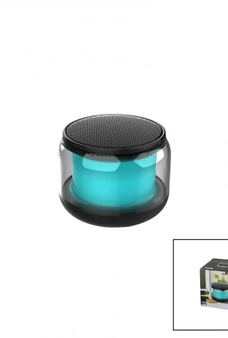 KAVANOZ MODELİ - MİKA GÖVDEB LUETOOTH WİRELESS MİNİ HOPARLÖR SPEAKER USB ŞARJLI - IŞIKLI5W (4940)