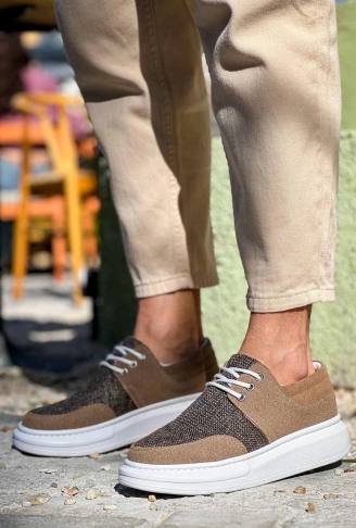 KB-042  Kuback  Bağcıklı Taba Günlük Erkek Ayakkabı