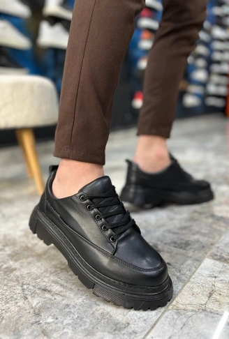 KB-702 Kuback Kömür Cilt Günlük Erkek Ayakkabı