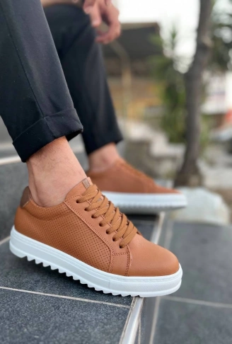 KB-DX2 Kuback Taba Deri Günlük Erkek Ayakkabı