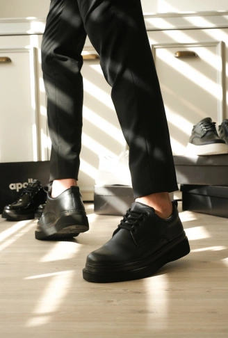 KB-X16 Kuback Kömür Cilt Günlük Erkek Ayakkabı