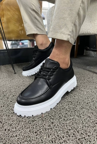 KB-X6 Kuback Siyah Cilt Günlük Erkek Ayakkabı