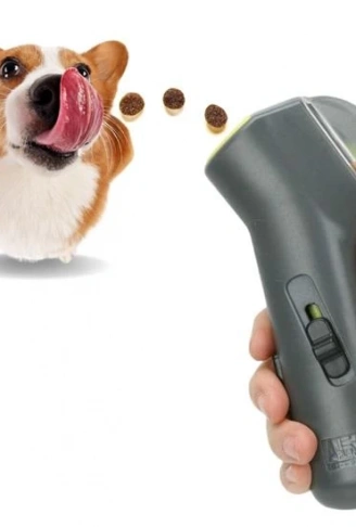 Kedi ve Köpekler İçin Hazneli Mama Fırlatma Oyuncağı Yem Atıcı Aparat (4940)