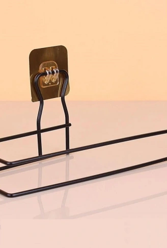 Kendiliğinden Yapışkanlı Krom Paslanmaz Metal Havlu Kağıtlık Aparatı (4940)