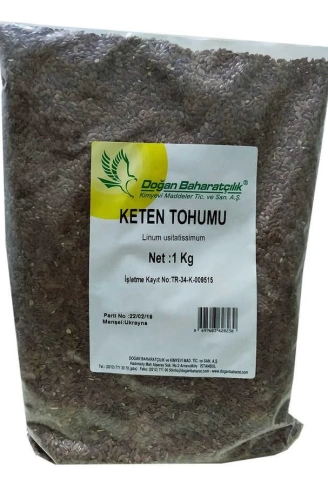Keten Tohumu Tane Doğal 1000 Gr Paket