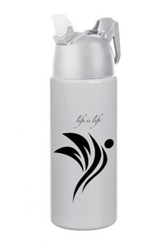 Kilitlenebilen Matara Güvenlikli Suluk Sporcu Matarası Spor Su Şişesi İçecek Şişesi 700ml (4940)