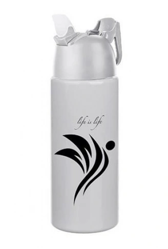 Kilitlenebilen Matara Güvenlikli Suluk Sporcu Matarası Spor Su Şişesi İçecek Şişesi 700ml (4940)