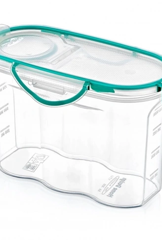 Kilitli Kapaklı Contalı Hava,Su Sıvı Geçirmez 1,2 Litre Erzak Saklama Kabı-SA580 (4940)