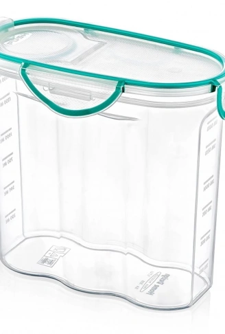 Kilitli Kapaklı Contalı Hava,Su Sıvı Geçirmez 1,7 Litre Erzak Saklama Kabı-SA585 (4940)