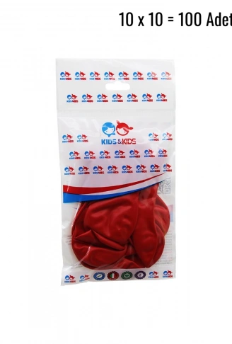 KIRMIZI 100PCS BALON G-90A (4940)