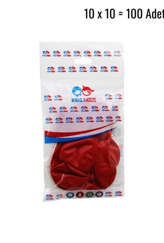 KIRMIZI 100PCS BALON G-90A (4940)