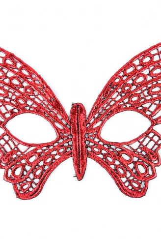 Kırmızı Dantel Masquerade Maskesi 7 No (4940)