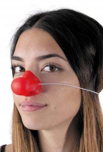 Kırmızı Renk Lastikli Ses Çıkaran Palyaço Burnu (4940)