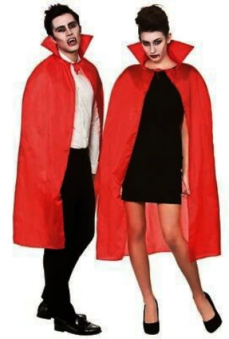 Kırmızı Renk Yakalı Pelerin 120 cm (4940)