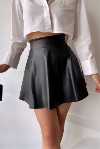 Kısa deri çan etek h26599