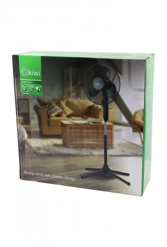 KİWİ KFAN-7426  16 İNÇ - 41CM  TELESKOPİK KATLANIR AYAKLI VANTİLATÖR 3 KADEME HIZ 3 PLS.KANAT METAL KAFES - AYAK Y: 90CM (4940)