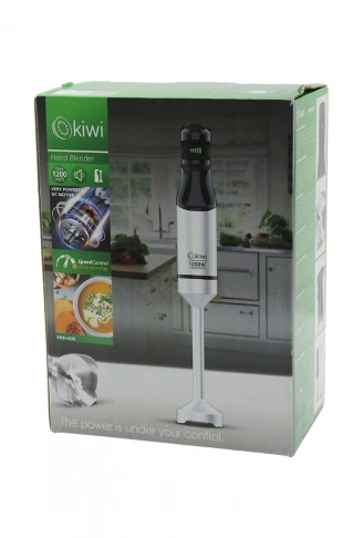 KİWİ KHB-4438 ÇUBUK EL BLENDER 1200W DEĞİŞKEN HIZ KONTROL DÜĞMESİ GÜÇLÜ DC MOTOR ÇELİK BIÇAK KROM KAPLAMA GÖVDE (4940)