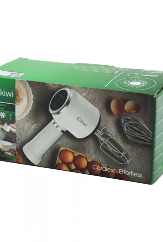 KİWİ KMX-3612 USB ŞARJLI MİKSER 2 X 2-MODEL ÇIRPICI = 4PCS 20W 3-KADEME HIZ=IŞIKLI GÖSTERGE Lİ-İON PİL:1500mAh (4940)