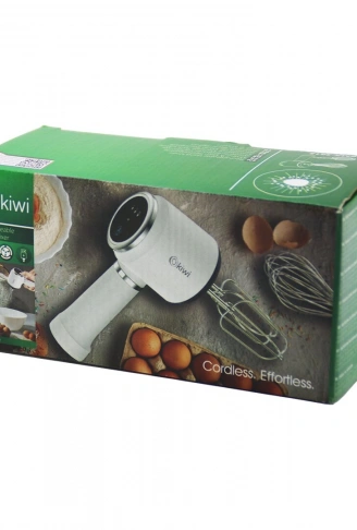 KİWİ KMX-3612 USB ŞARJLI MİKSER 2 X 2-MODEL ÇIRPICI = 4PCS 20W 3-KADEME HIZ=IŞIKLI GÖSTERGE Lİ-İON PİL:1500mAh (4940)