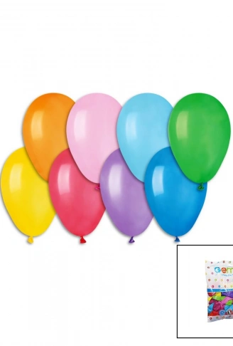 KLASİK RENKLİ BALON 7 İNÇ - 19CM - 100PCS (4940)