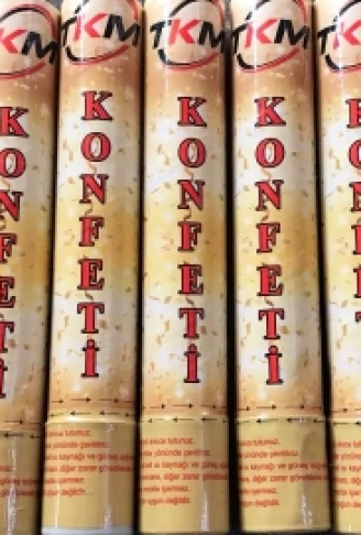 KONFETİ KARNAVAL METALİK RENKLİ 30CM (4940)