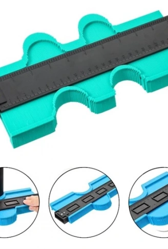Kontur Ölçüm Cihazı Ahşap Fayans Şekillendirme Kalıbı 24 cm (4940)