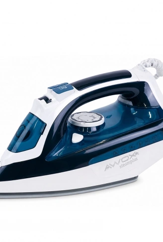 KOYU MAVİ - BEYAZ BUHARLI ÜTÜ SERAMİK TABAN - 360° HAREKETLİ KABLO - BUHAR AYARLAMA 2100W STEAMPLUS-1716 (4940)